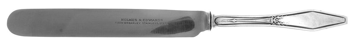 Jamestown (Silverplate, 1916) Blunt Hollow Knife by International Silver-1