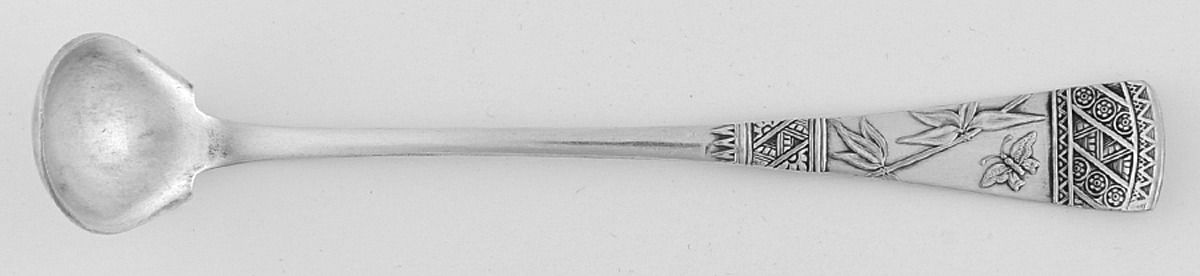 Japanese (Silverplate, 1879) Mustard Spoon by International Silver-1