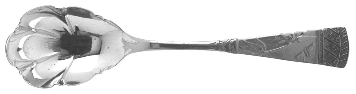 Japanese (Silverplate, 1879) Sugar Shell Spoon by International Silver-1