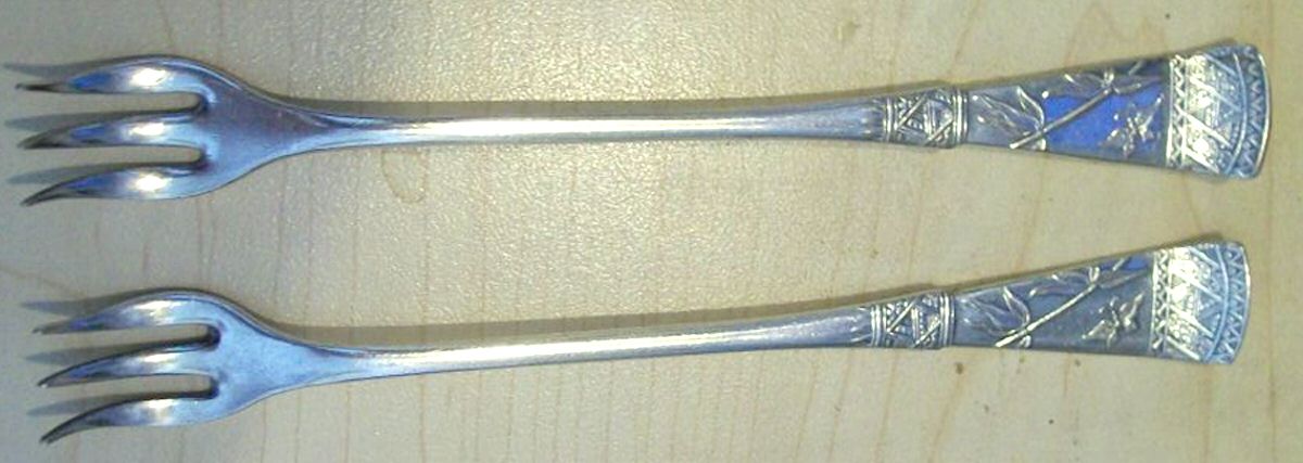 Japanese (Silverplate, 1879) Oyster Fork by International Silver-1