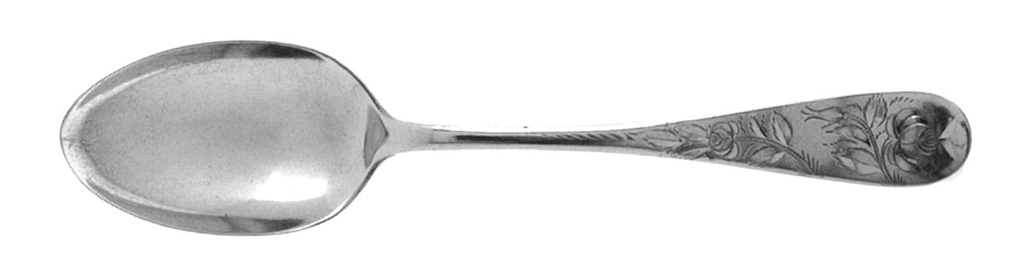 Jac Rose (Silverplate, 1892) Monogram Place/Oval Soup Spoon by International Silver-1