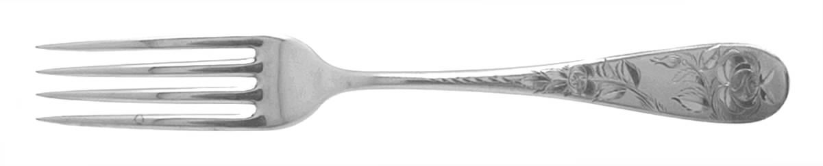 Jac Rose (Silverplate, 1892) Monogram Fork by International Silver-1
