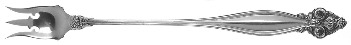Jeanne d'Arc (Sterling, 1905 No Monos) Long Handle Pickle/Olive Fork by International Silver-1