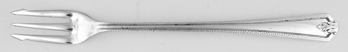 Jean Marie-Spartan (Silverplate, 1938) Short Handle Pickle/Olive Fork by International Silver-1
