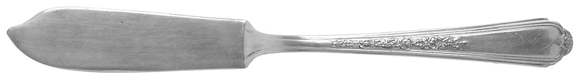Jewel (Silverplate, 1938) Flat Handle Master Butter Knife by International Silver-1