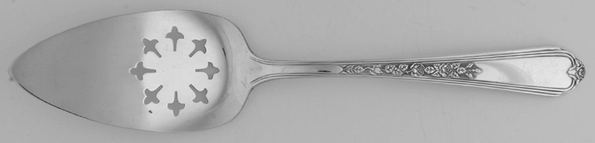 Jewel (Silverplate, 1938) Solid Pierced Pie Server by International Silver-1