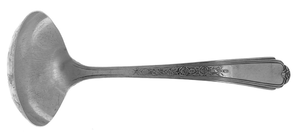 Jewel (Silverplate, 1938) Solid Gravy Ladle by International Silver-1