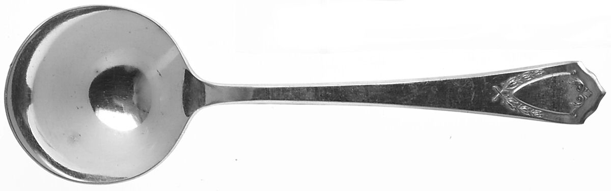 Jewell (Silverplate, 1916) Round Bowl Soup Spoon (Bouillon) by International Silver-1