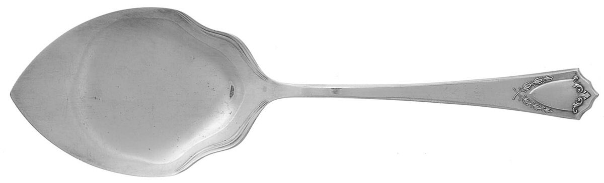 Jewell (Silverplate, 1916) Large Solid Pie Knife by International Silver-1