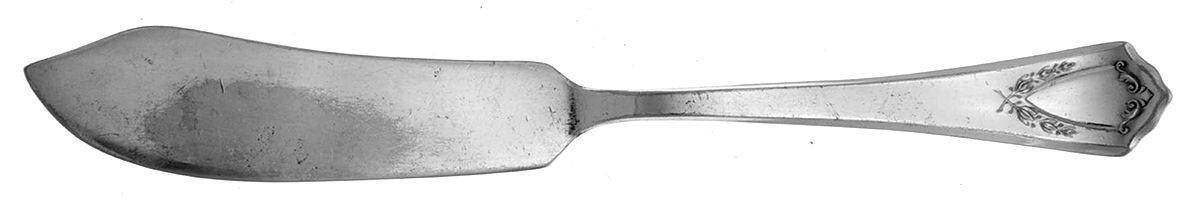 Jewell (Silverplate, 1916) Flat Handle Master Butter Knife by International Silver-1