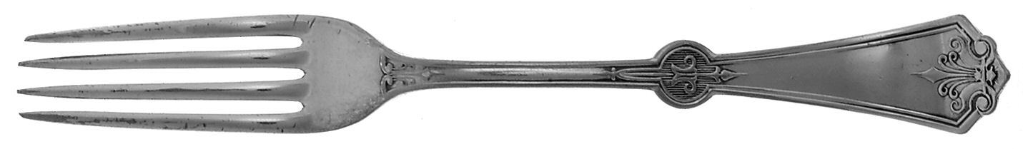 Jewell (Silverplate, 1882) Youth Fork by International Silver-1