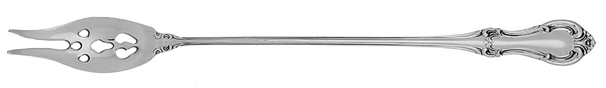 Joan of Arc (Sterling, 1940) Long Handle Olive Fork HC by International Silver-1