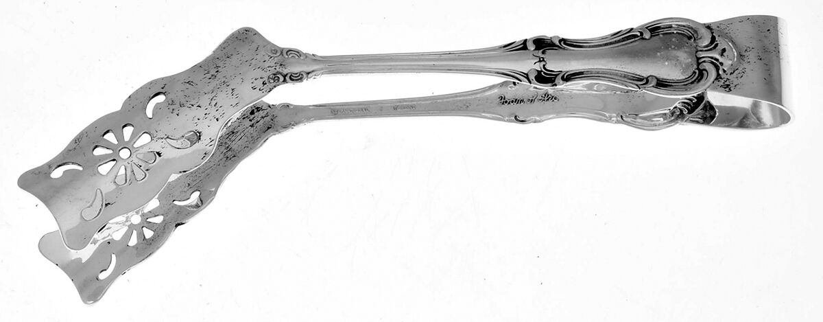 Joan of Arc (Sterling, 1940) Asparagus Tongs Individual Solid HC by International Silver-1