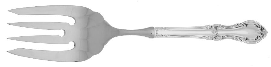 Joan of Arc (Sterling, 1940) Stainless-Tine Utility Serving Fork by International Silver-1