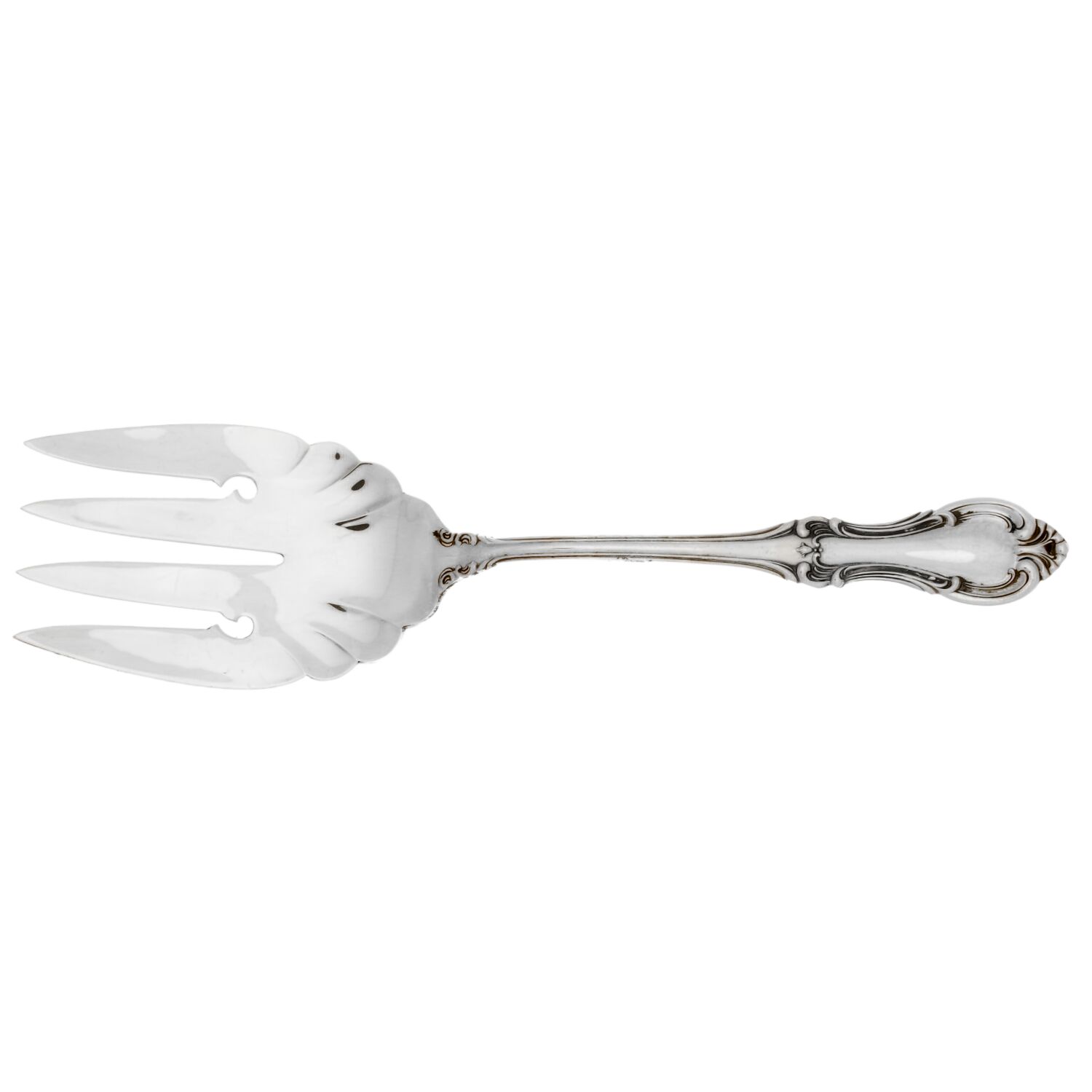 Joan of Arc (Sterling, 1940) Solid Salad Serving Fork by International Silver-1