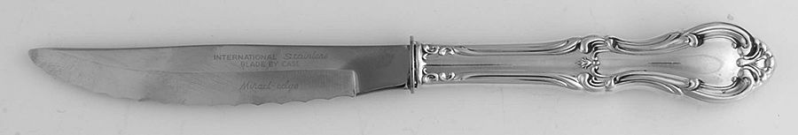 Joan of Arc (Sterling, 1940) Individual Steak Knife Hollow Handle Serrate Blade by International Silver-1