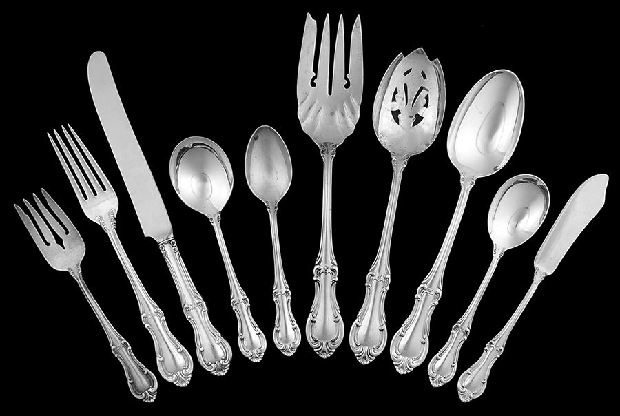 Joan of Arc (Sterling, 1940) 45 Piece Place Size Starter Set by International Silver-1
