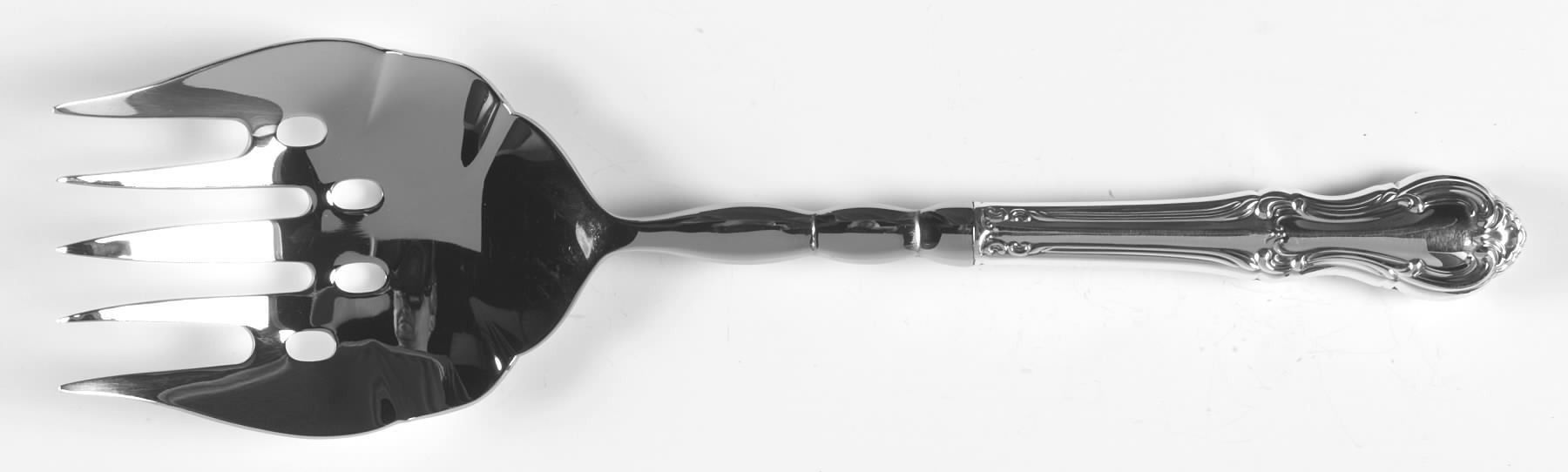 Joan of Arc (Sterling, 1940) Large Oversize Stainless Cold Meat Serving Fork by International Silver-1