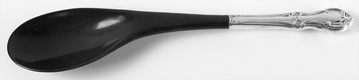Joan of Arc (Sterling, 1940) Salad Serving Spoon with Plastic Bowl by International Silver-1