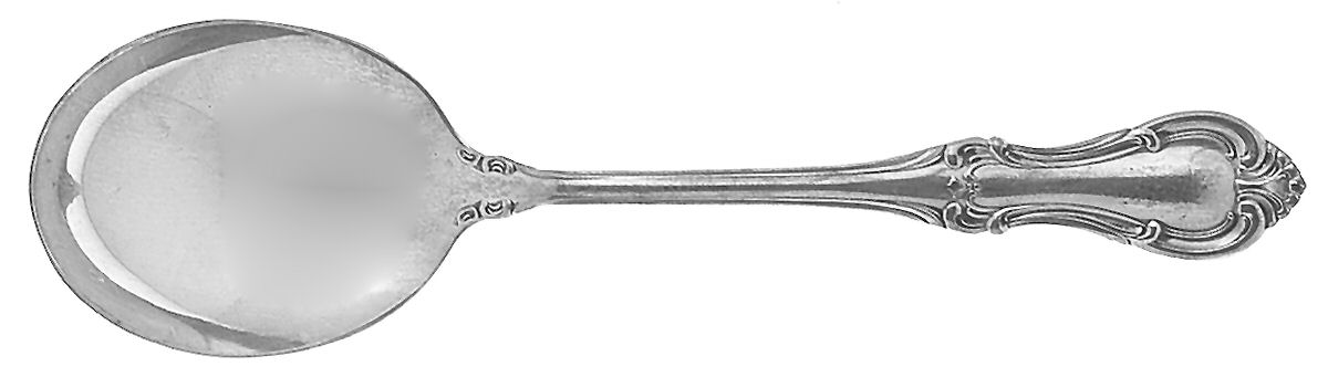 Joan of Arc (Sterling, 1940) Round Bowl Soup Spoon (Cream Soup) by International Silver-1