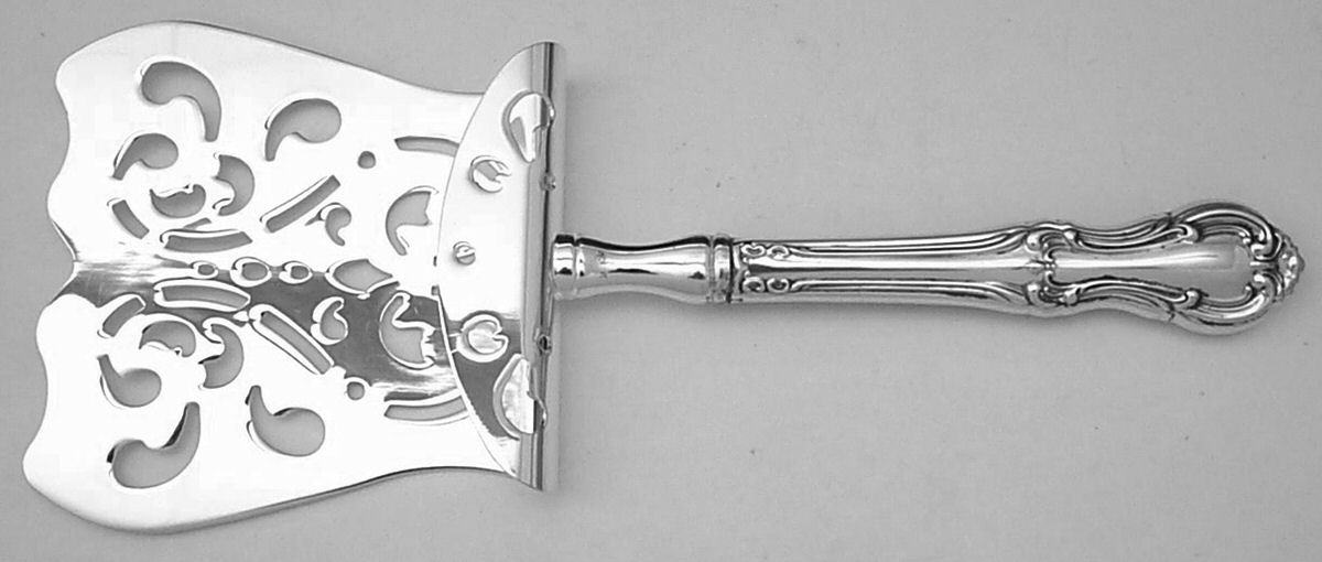 Joan of Arc (Sterling, 1940) Hollow Asparagus Server with Silverplate Hood by International Silver-1