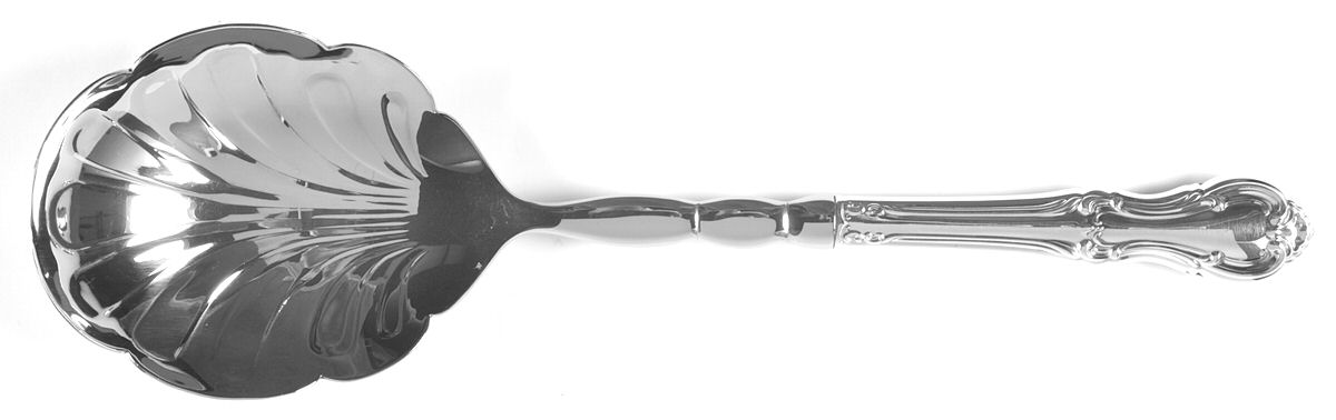 Joan of Arc (Sterling, 1940) Oversize Casserole Spoon with Stainless Shell Bowl by International Silver-1