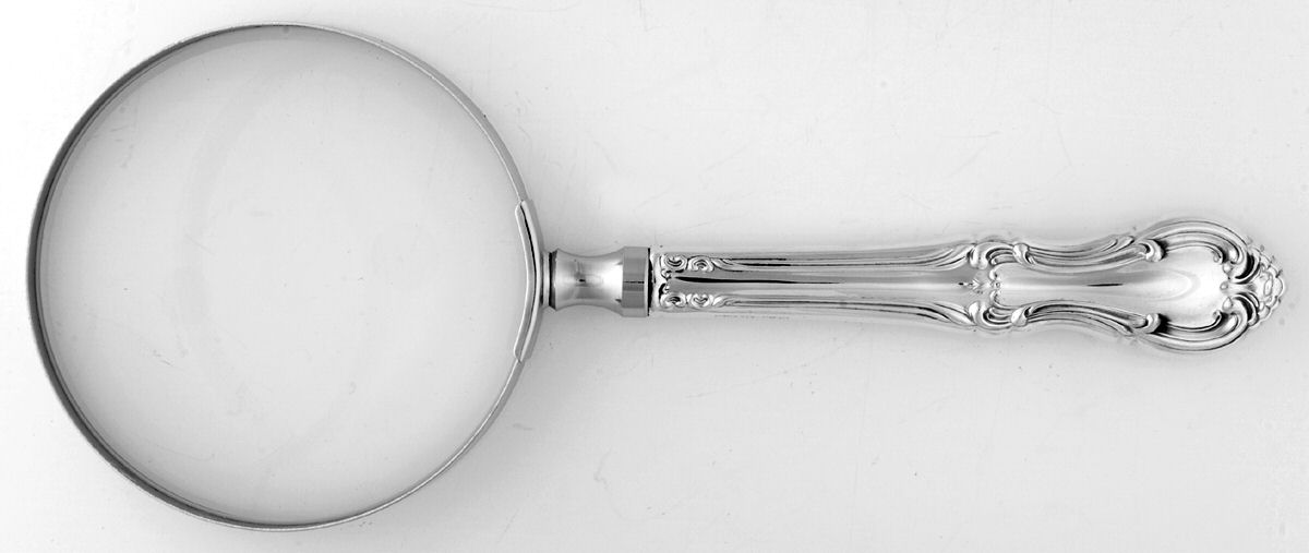 Joan of Arc (Sterling, 1940) Large Magnifying Glass with Sterling Handle by International Silver-1