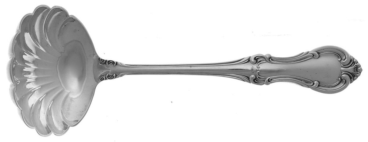 Joan of Arc (Sterling, 1940) Gravy Ladle with Shell Bowl by International Silver-1
