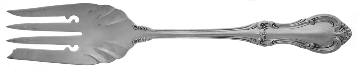 Joan of Arc (Sterling, 1940) Fork-Cold Meat/Servg-Sm/Solid by International Silver-1