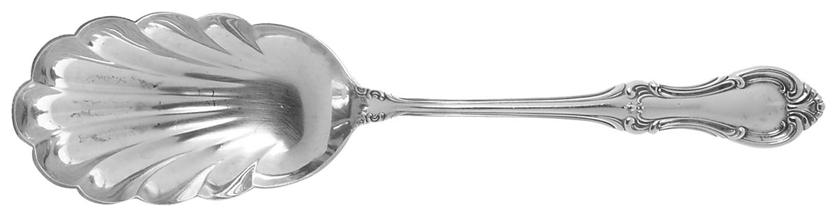 Joan of Arc (Sterling, 1940) Solid Salad Serving Spoon by International Silver-1