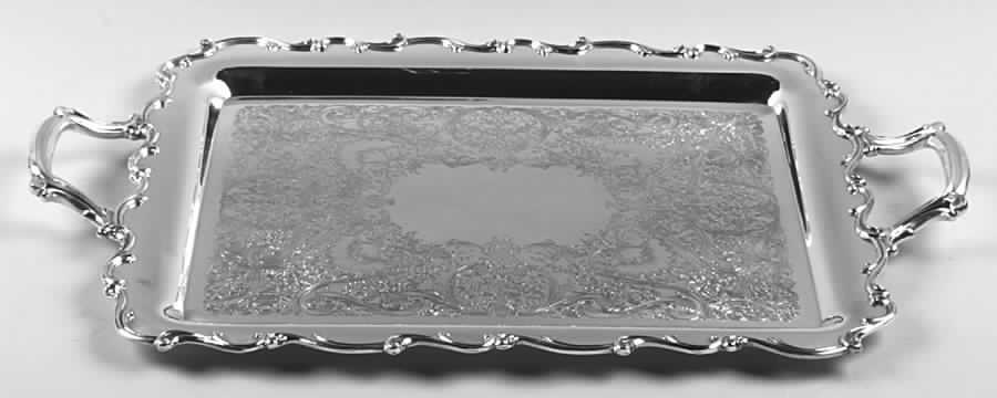Joanne (Silverplate, Hollowware) 18" Waiter Tray by International Silver-1
