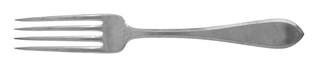 John Winthrop (Sterling, 1911) Luncheon/Dessert Fork, Solid Piece by International Silver-1