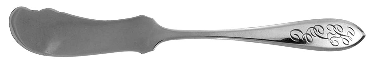 John Winthrop (Sterling, 1911) Flat Handle Butter Spreader by International Silver-1
