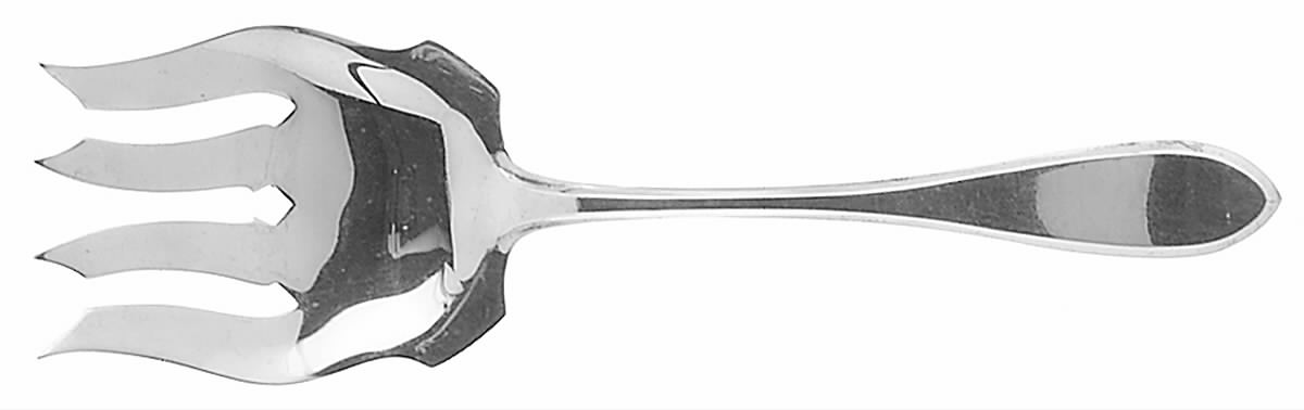 John Winthrop (Sterling, 1911) Large Solid Fish Serving Fork by International Silver-1