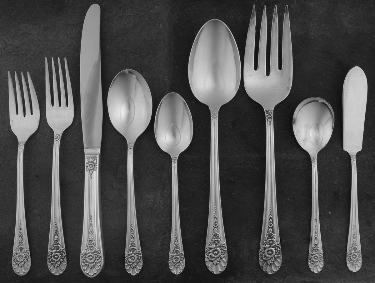Jubilee (Silverplate, 1953) 45 Piece Set by International Silver-1