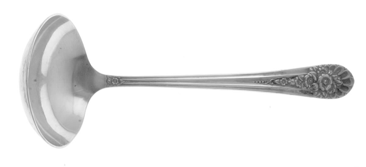 Jubilee (Silverplate, 1953) Solid Gravy Ladle by International Silver-1