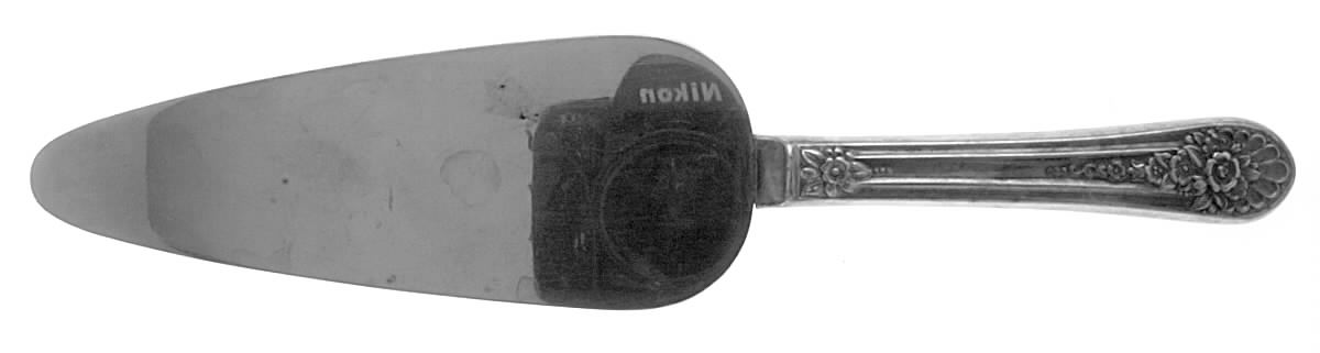 Jubilee (Silverplate, 1953) Pie Server with Stainless Blade by International Silver-1