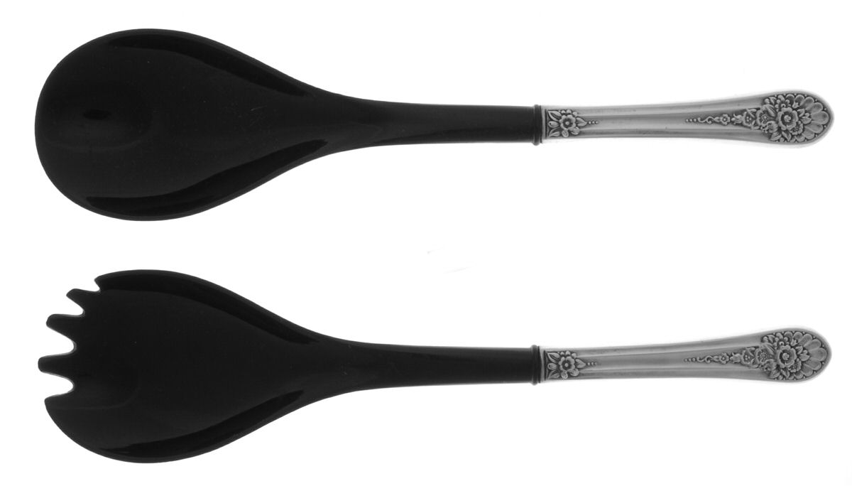 Jubilee (Silverplate, 1953) Plastic Bowl 2-Piece Salad Set by International Silver-1