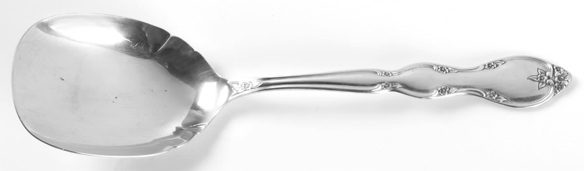 Juliette (Silverplate, 1965) Solid Smooth Casserole Spoon by International Silver-1