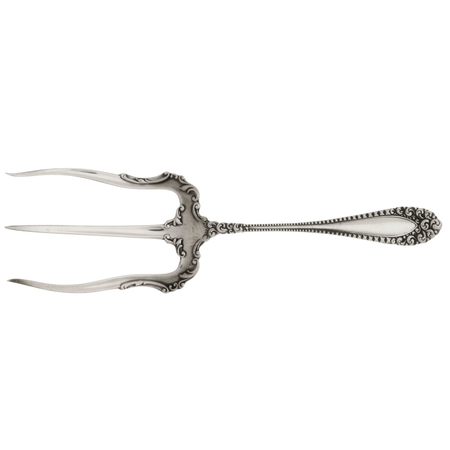 Kenilworth (Sterling, 1887, Solid Toast Serving Fork by International Silver-1