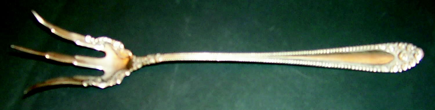 Kenilworth (Sterling, 1887, Large Lettuce Serving Fork by International Silver-1