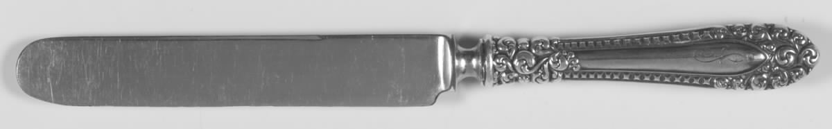 Kenilworth (Sterling, 1887, Blunt Hollow Knife with Bolster by International Silver-1