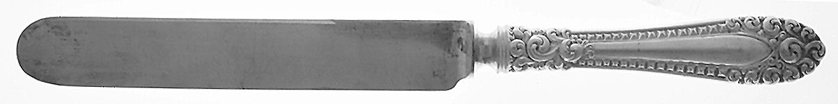 Kenilworth (Sterling, 1887, Blunt Hollow Knife with Bolster by International Silver-1