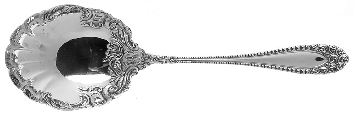 Kenilworth (Sterling, 1887, Small Solid Berry/Casserole Spoon by International Silver-1