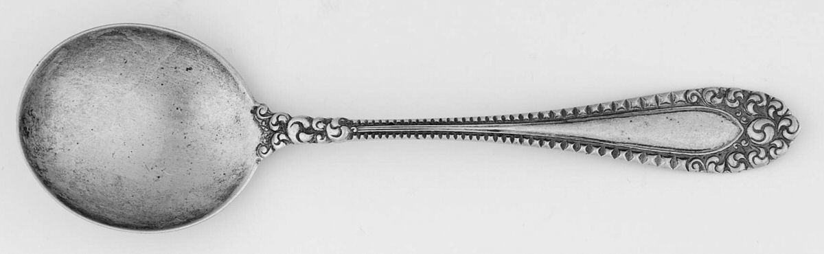Kenilworth (Sterling, 1887, Round Bowl Soup Spoon (Bouillon) by International Silver-1