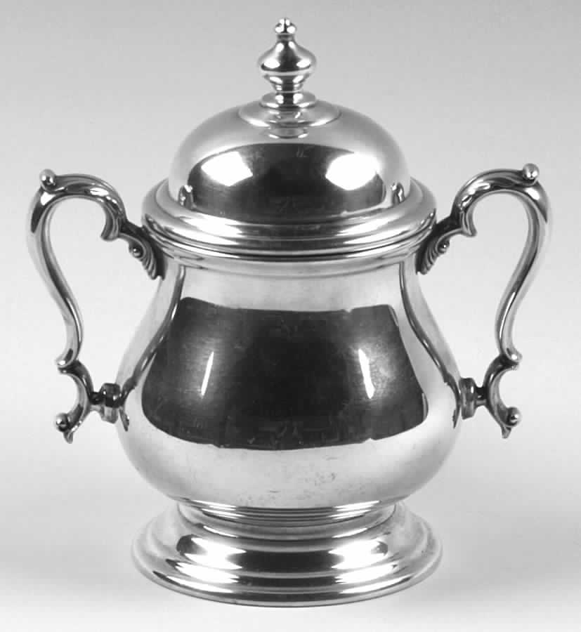 Kenilworth (Sterling, Holloware) Sugar Bowl & Lid by International Silver-1