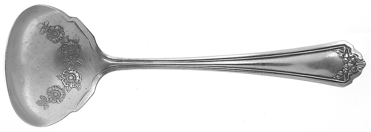 Kensington (Silverplate, 1912) Solid Gravy Ladle by International Silver-1