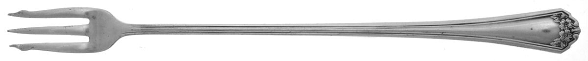 Kensington (Silverplate, 1912) Long Handle Pickle/Olive Fork by International Silver-1