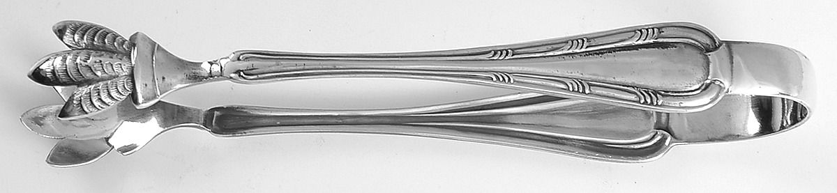 King George (Silverplate, 1921) Sugar Tongs by International Silver-1