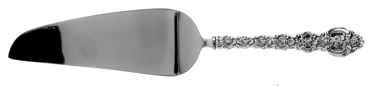 King Louis (Sterling, 1971) Pie & Cake Server with Stainless Blade by International Silver-1